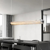 Rectangular Black LED Dining Room Pendant Light - Clowas